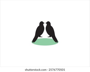 Bird logo design ,vector ,illustration and isolate template . 