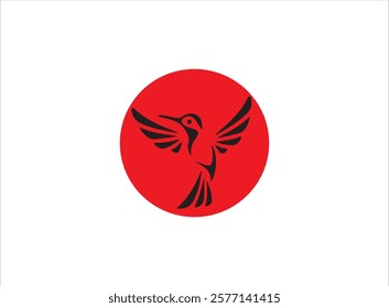 Bird logo design ,vector , illustration  and isolate template .