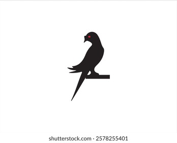 Bird logo design , vector , illustration and isolate template .