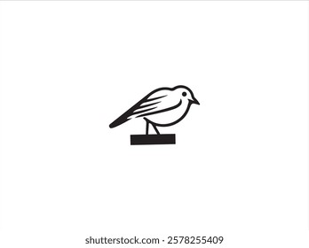 Bird logo design , vector , illustration and isolate template .