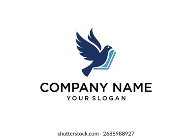 Vogel-Logo-Design, Vektorgrafik.