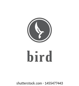 Bird Logo Design Vector Template