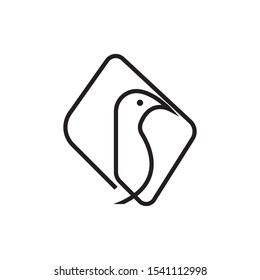 Bird Logo design vector template

