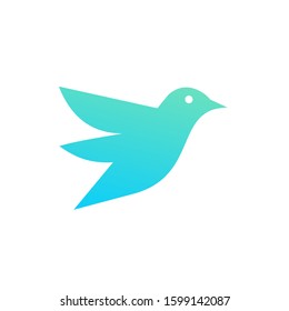 bird logo design vector template sign icon