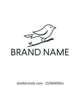 bird logo design vector template logotype