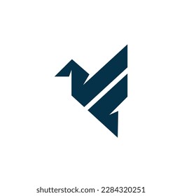 Bird logo design vector template