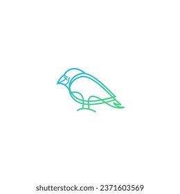  Vogellogo-Design, Vektorgrafik-Vorlage