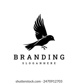 bird logo design vector template