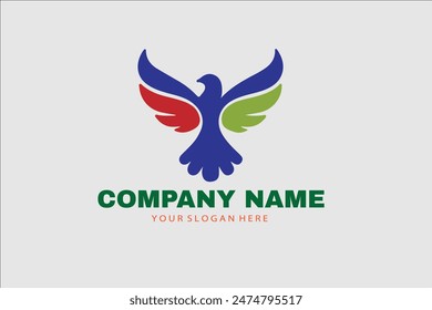 Bird logo design vector template symbol icon vector illustration, Logos birds, minimalist monoline line art Flying bird Black bird icons design