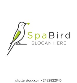 Bird logo design vector template
