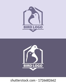 Bird Logo Design, a very simple and modern bird logo. pigeon logo, 
Vector illustration for your design