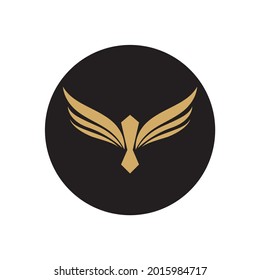 
bird logo design and bird wings