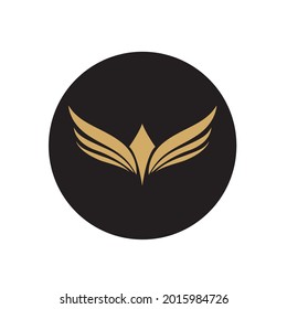 
bird logo design and bird wings