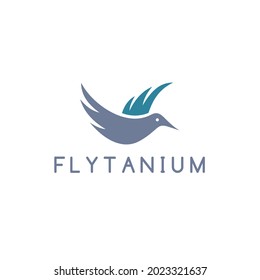 Vorlage für Logo-Designs von Vögeln. Fliegendes Vogelvektor-Logo. Luxusvogel, Adler, Falken, Vektorgrafik-Logo-Design. Universelles Premium-Falcon-Symbol-Logo