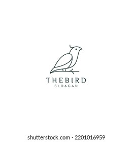 The Bird logo desing icon vector