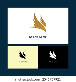 Logotipo de pássaro, águia e asa, ícone de avião, design de modelo de logotipo, ilustração de design vetorial de logotipo de tecnologia de pássaro. logotipo técnico, design de conceito técnico de pássaro e pixel.