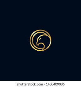 Bird logo, elegant design inspiration