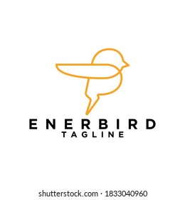 bird logo, energy logo design