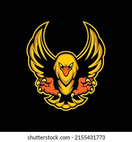 bird logo esport for commercial use