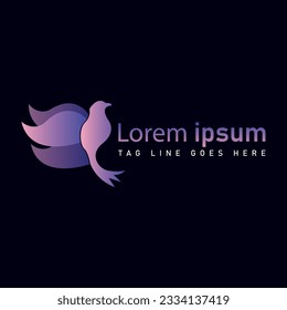 The bird logo features a graceful avian silhouette in elegant, swooping lines. Its outstretched wings represent freedom and progress, while its eye exudes intelligence and vision.