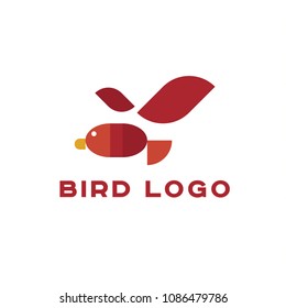 Bird Logo Flat Style for Business