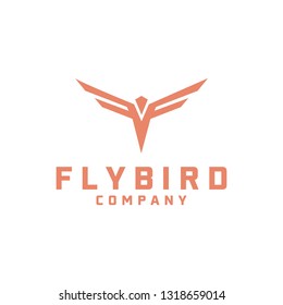 Bird  Logo / Fly Icon / Geometric Symbol Design Inspiration