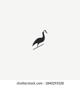 Bird logo fly vector icon