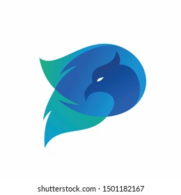 bird logo with full color concept