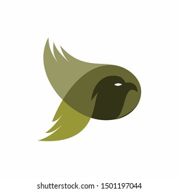 bird logo with full color concept
