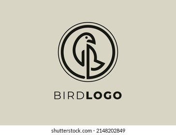 Logo-Design des Vogels-Symbol