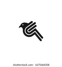 bird logo hipster vintage retro vector line outline monoline art icon hummingbird/colibri bird logo outline monoline vector icon illustration download