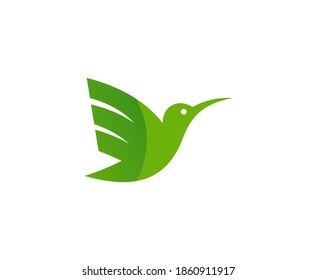 Vogel-Logo-Kolibri-Vektorsymbol 