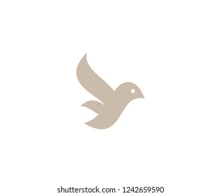 Bird Logo Icon Stock Vector (Royalty Free) 1242659590