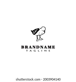 bird logo icon design template concept vector illustration
