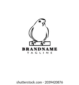 bird logo icon design template modern illustration