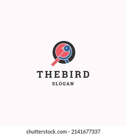 The bird logo icon design template vector illustration