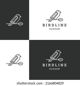 Icono de Bird, plantilla de diseño de vectores