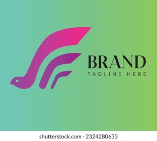 Bird logo icon design template elements. Usable for Branding, Business and Technology Logos.

