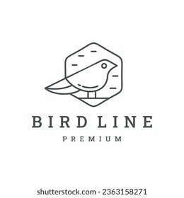 Icono de Bird, plantilla de diseño de vectores