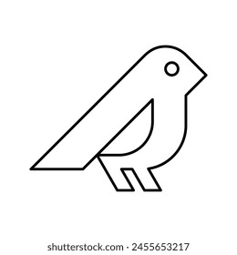 Bird logo. Icon design. Template elements	