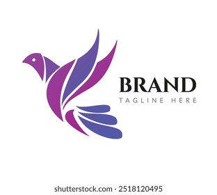 Bird logo icon design template elements. Usable for Branding and Business Logos.
