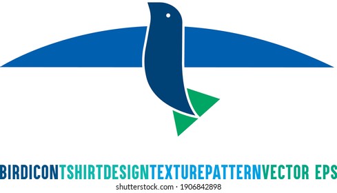iconos de logotipo de pájaro vectores