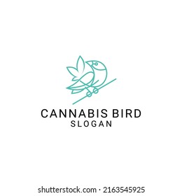 Vector de diseño de icono del logotipo de aves 