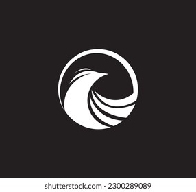 Bird logo icon design vector