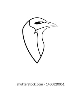 bird logo icon graphic design template vector