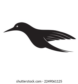 bird logo icon isolated vector illustration template design