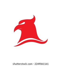 bird logo icon isolated vector illustration template design