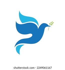 bird logo icon isolated vector illustration template design