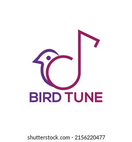 Bird Logo And Icon With Shape