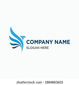 bird logo icon, bird simple logo